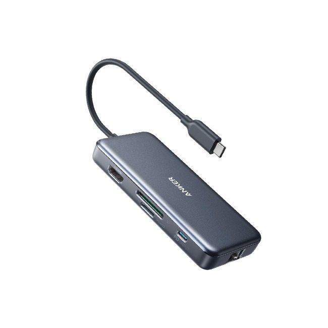 هاب 7 پورت USB-C انکر  مدل A8352HA1 ANKER USB-C HUB 7 IN 1 A8352HA1